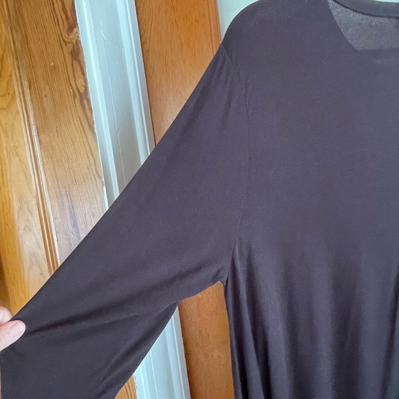 Lane Bryant flowy black tunic/mini size 18/20 - Picture 3 of 7